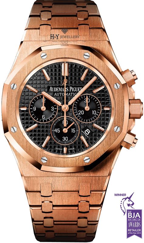 audemars piguet royal oak rose gold leather|rose gold audemars piguet price.